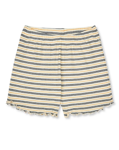 Mads Nørgaard - Stripe Prixa Shorts - Vanilla Ice/Sky Captain